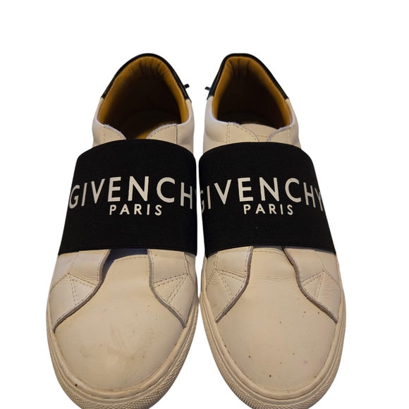 Givenchy Women's White Leather Sneakers, Size 38 / US 8 - Picture 1 of 9